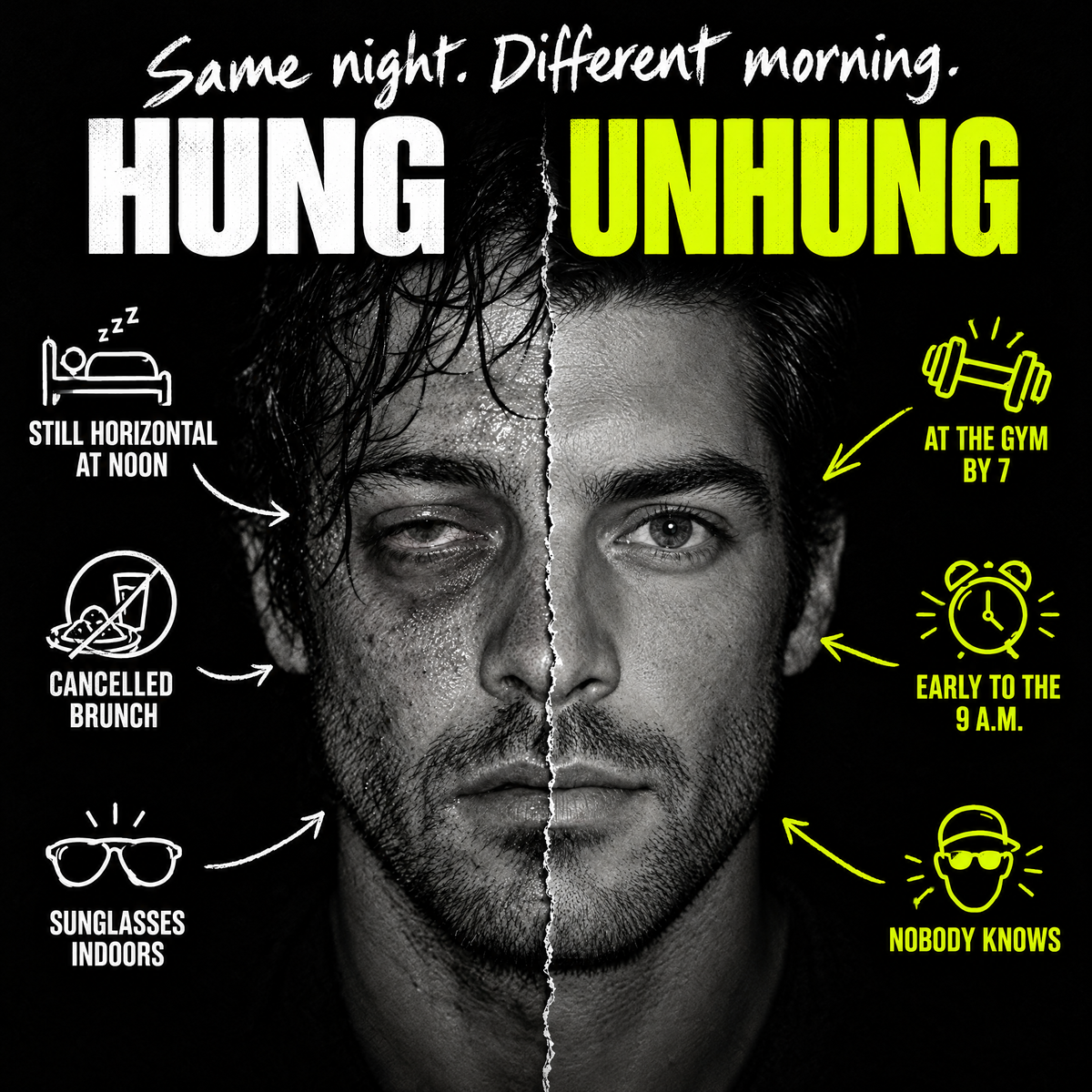 Same night, different morning: hung versus UNHUNG